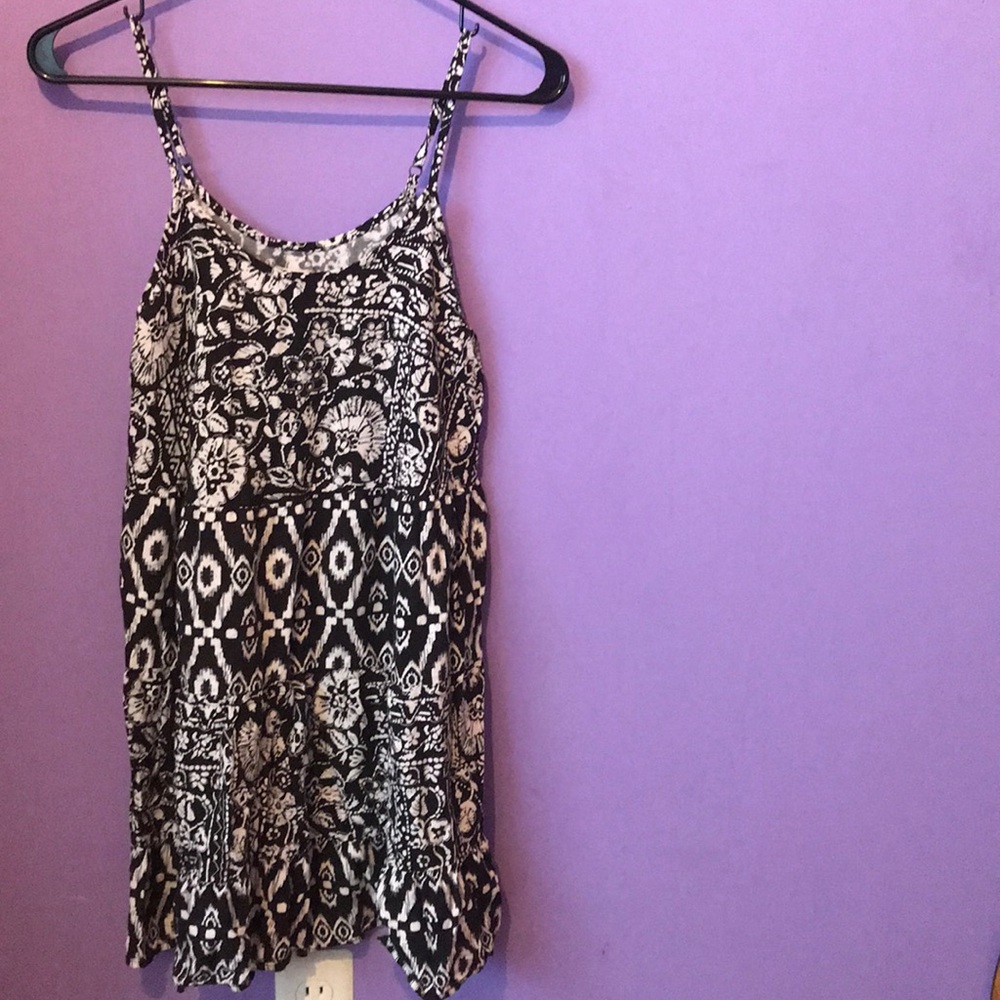 Black Patterned Dress
